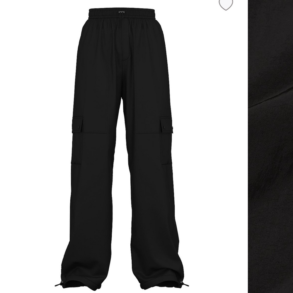 PINK Victoria's Secret Black Cargo Pants